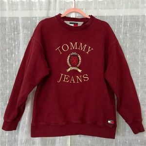 Tommy Hilfiger (Vintage) 100% Cotton Embroidered Sweatshirt